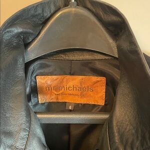 Mr Michaels Black Leather Jacket